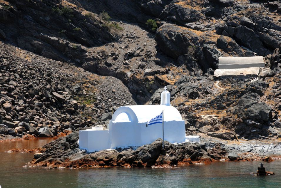 1-Day Boat Trip: Santorini Volcano, Thirassia & Oia Sunset - Nea Kameni crater hike: steep steps, dust, and volcano views