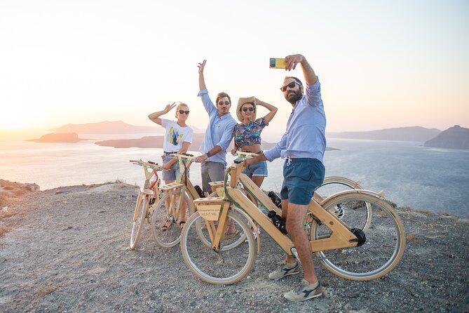 2-hour Private Wooden E-Bike Tour in Emporio Castle, Santorini - Perivolos finish: beach-bar time without the scramble