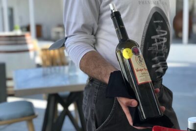 3 Wineries wine tasting & Greek Meal -Food and Wine pairing - Getting picked up and setting the pace