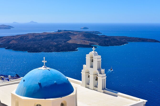 4h private tour of Santorini's sights - Profitis Ilias Convent: a high-peak reset at 567 meters