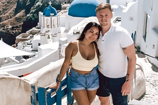 6-Hour Private Custom Santorini Tour-A Full Experience Of The Island. - Skaros Rock and Imerovigli: Lava Terrain and Volcano Views