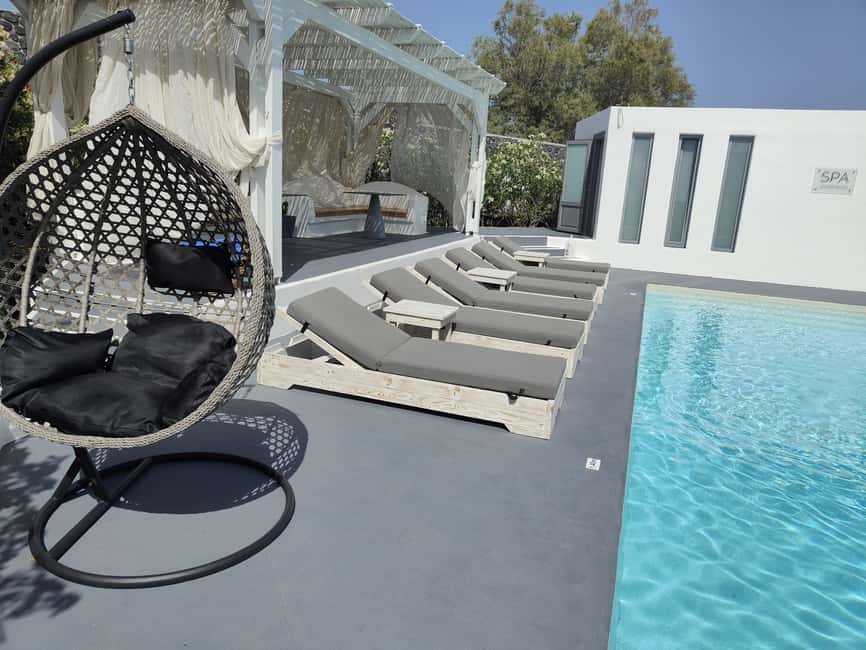 Akrotiri: Departure Day Spa Package Wine/Fruits/Pool Access - Finding Santorini Zen Spa at Santorini Princess Presidential Suites