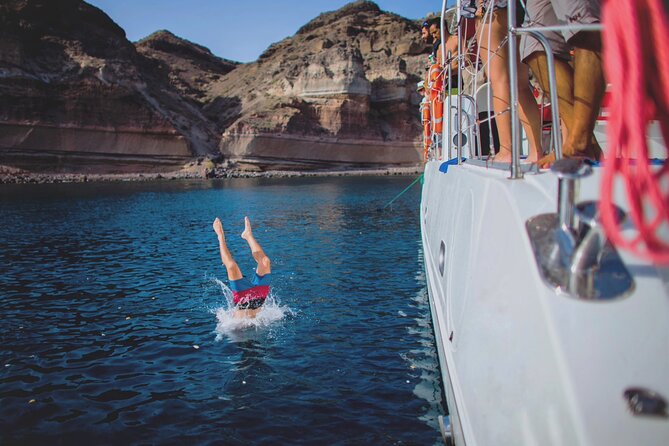 Beautiful Day Catamaran Caldera Cruise incl. Meal & Drinks - Pickup and Getting There: How the Transfers Work in Real Life