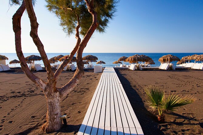 Best of Santorini Full Day Private Trip From Mykonos - Red Beach and Perissa Black Sand: Photos, Then a Real Swim Break