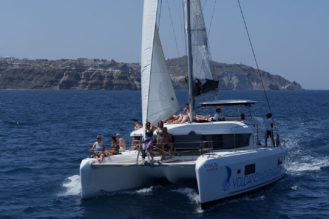 Caldera Cruise with Swim Stops, BBQ on board and drinks! - Swim Stops and Snorkeling: The “Bring Nothing Except a Towel” Plan