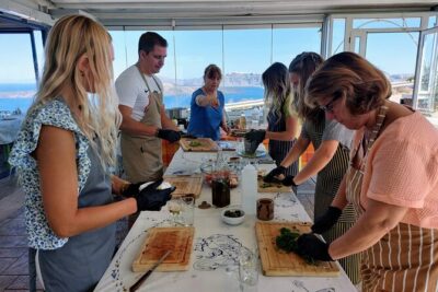 Cooking Class and Wine Tasting in Santorini - Winery tour: harvesting, processing, and traditional wine making
