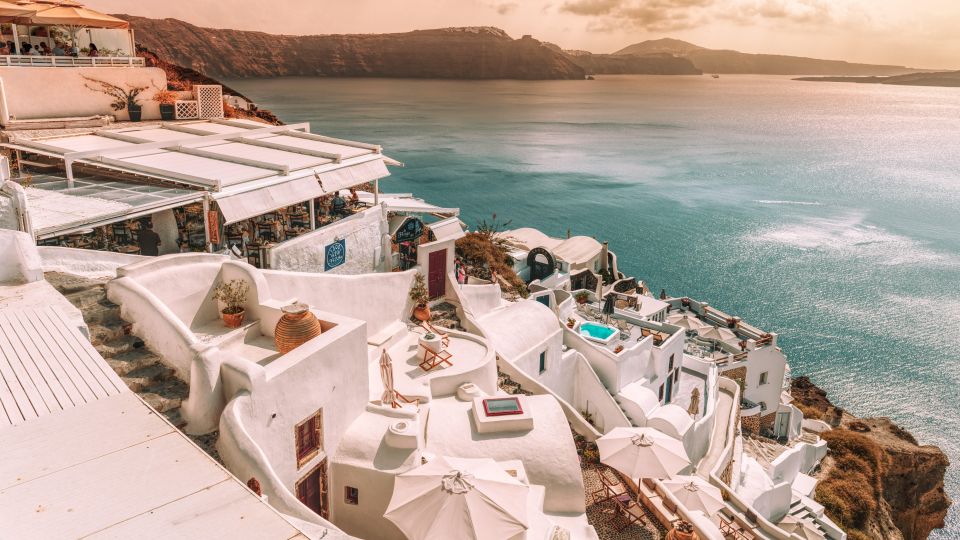 Crete: Santorini 1 Day Cruise - Fira at Morning Light: Blue Domes, Cathedrals, and Real Time to Wander
