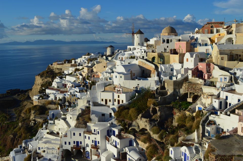 Cruise Traveller's Shore Excursion - Firostefani Blue Dome views: a caldera postcard without the full crowd rush