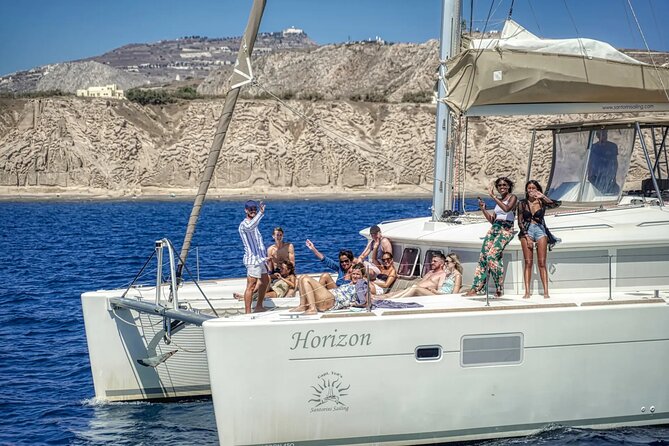 Deluxe Santorini Sailing with BBQ and Drinks Shared Tour - White Beach Stop: Boat-Only Access and Weather-Driven Decisions