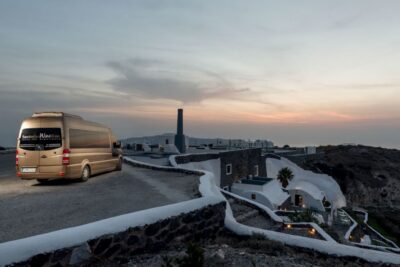 Discover Santorini: Prehistoric Akrotiri & Winery Tour - Meeting at Fira: how the Mercedes minibus shapes your whole day