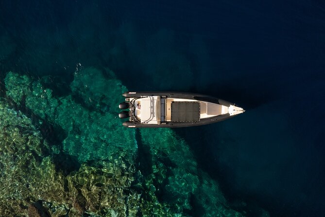 Exclusive cruise experience in Santorini - Aspronisi: The Uninhabited Beach Moment