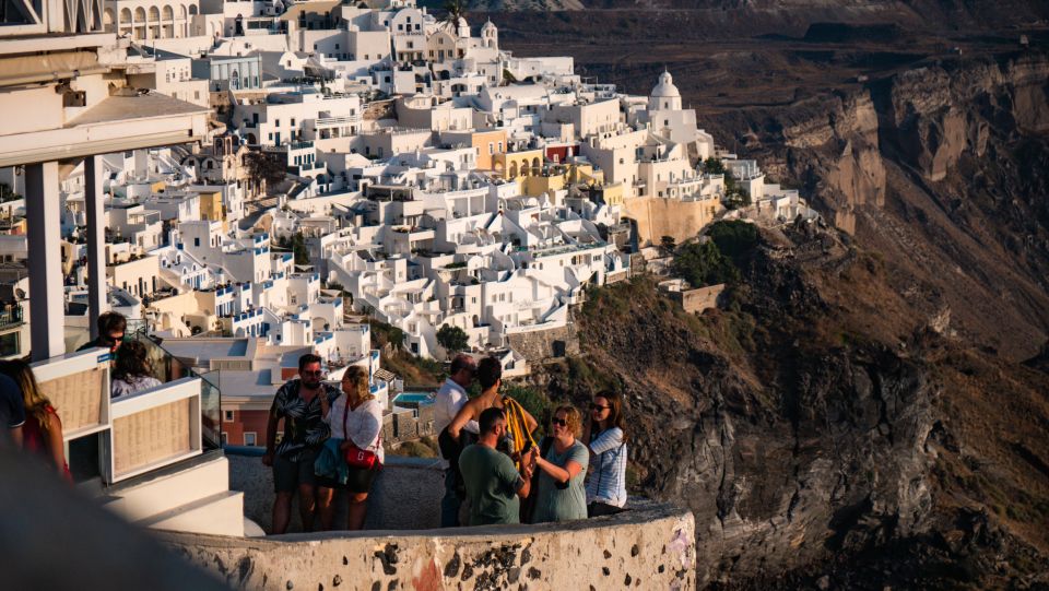 Fira: Walking Tour with Cable Car Ride - Where the Tour Begins: Orthodox Metropolitan Cathedral at Atlantis Hotel