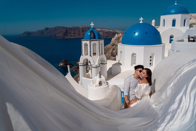 Flying Dress Photoshoot in Oia Private entry to Blue Dome - Value check: is it worth $236.59?