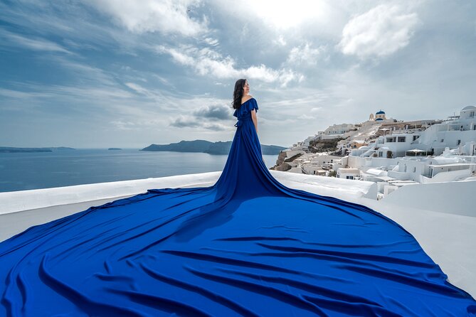 Flying Dress © Photoshoot in Santorini: Mr. President Package - Choosing Your Flying Dress: The Gown Catalog Part