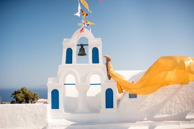 Flying Dress Private Photoshoot Santorini - Your one-hour private session: what actually happens