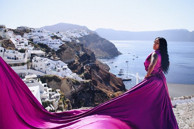 Flying Dress Santorini Photoshoot - Flying Dress Santorini: what you really get for 1 hour 15 minutes