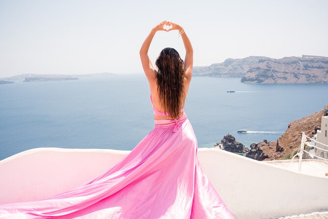 Flying Dress Santorini Photoshoot - Pickup and transfers: plan your return before you arrive in Santorini