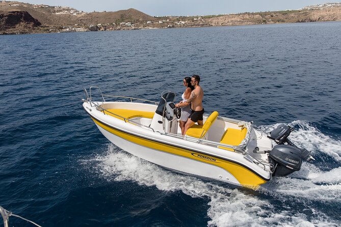 Full Day Boat Rental Without a License in Santorini - License-Free Boat Time: What You Really Get for $410 Per Group
