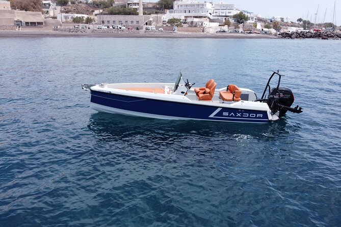 Full Day Rental in Santorini with Saxdor Luxury Boat - Private Saxdor rental from Vlichada: what your day really feels like