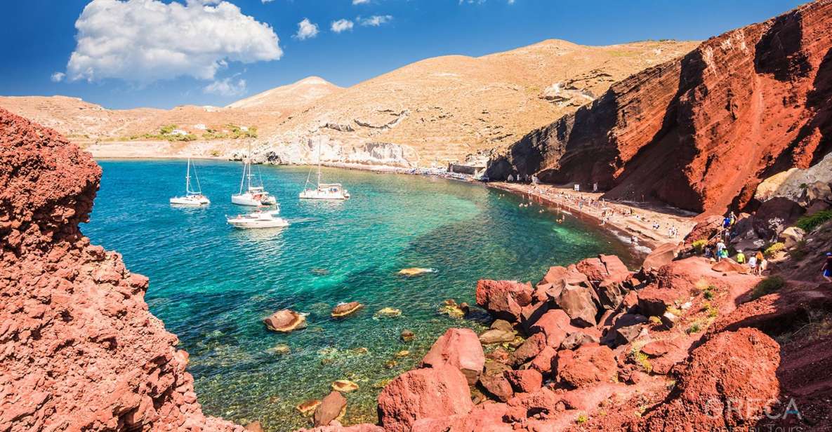 Half-Day Private Experience to Santorini Beach - Kamari Beach (About 1 Hour): Golden Sand + Quick Swim Break