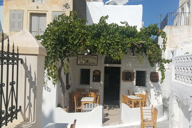 Hidden villages: Private tour 5-Hour - Stop 4: Perivolos Beach black sand, swimming, and a local family tavern stop