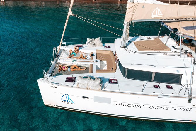 Luxury Santorini Catamaran Cruise: Lunch, BBQ, Drinks, Transfers - Key highlights to know before you go