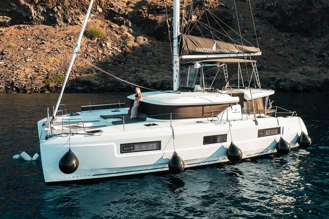 Majestic Catamaran Caldera Cruise with Snacks, Meal & Drinks - Group Size, Boat Comfort, and the Feel of the Day