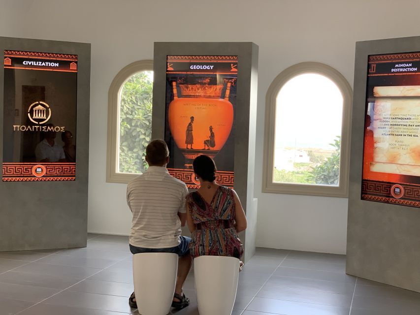 Megalochori: Lost Atlantis 9D Experience Museum Entry Ticket - How to fit it into your Santorini day (especially near Akrotiri)