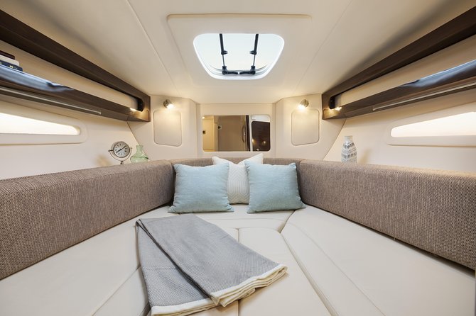 Motor Yacht (2020)Luxury Private Cruise Around Santorini - Nea Kameni hot springs: therapeutic talk, short visit, salty reward