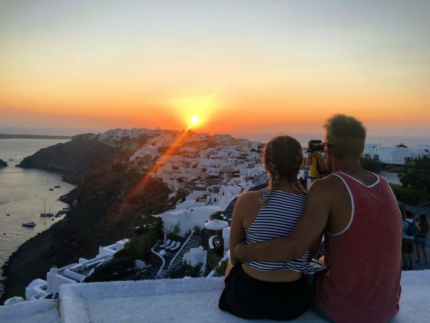 North Santorini: Private Tour with Oia Sunset by Natives - Timing, walking, and comfort in a 4-hour private evening