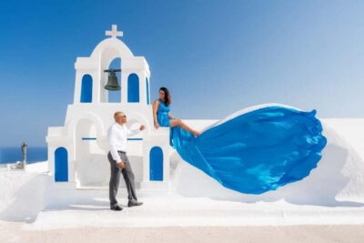 Oia: Santorini Photoshoot with Flying Dress Rental Option - 50 Professionally Edited Photos: The Real Value Behind the Price