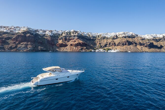 Private all included yacht Tour in Santorini - Hotel Pickup and the Reality of a 3-to-5-Hour Day