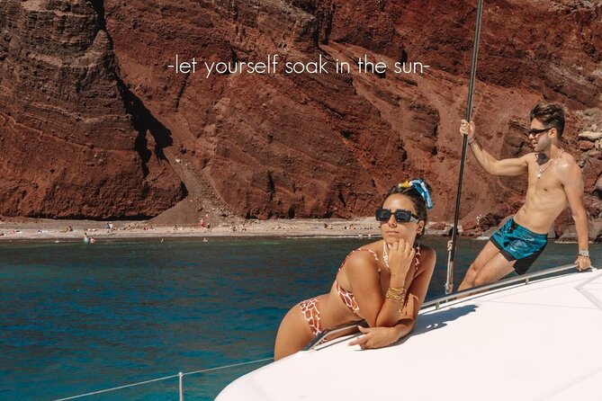 Private All Inclusive Day Cruise with Full Greek Lunch - Red Beach: Quick Access to Iron-Oxide Color