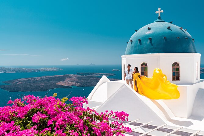 Private Flying Dress Photoshoot in Santorini - Key highlights worth your attention