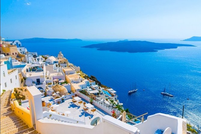 ~PRIVATE Full Day Santorini road tour 8 hours Book with us~ - Stop 4: Firostefani in 20 minutes for that blue dome postcard