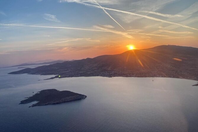 Private Helicopter Tour Santorini 30 minutes - up to 4 passengers - Akrotiri’s ancient ruins and Red Beach’s volcanic colors