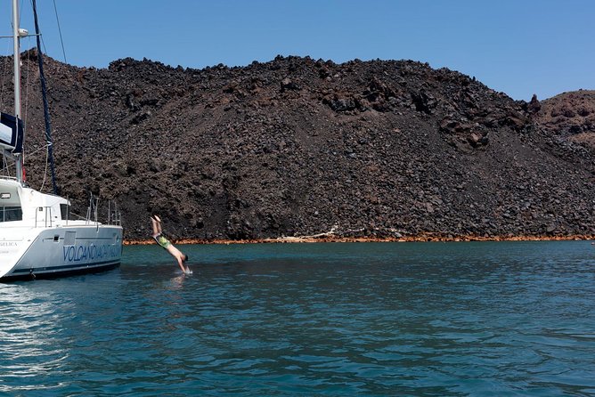 Private Luxury Caldera Cruise with a rich BBQ meal and Open Bar! - Route energy: from southern sights to Oia-area views