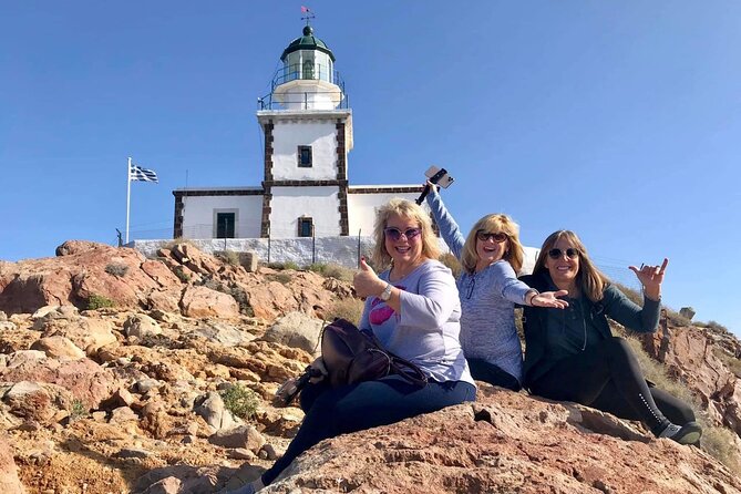 Private Santorini Tailor Made - Choice of the Guest! - Akrotiri Lighthouse, Red Beach, and the volcanic color story