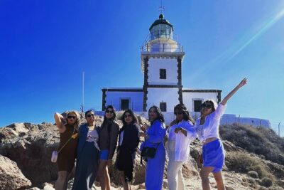 Private tour experience in Santorini island - Pyrgos: steep medieval lanes, Assyrtiko wine territory, and free sights