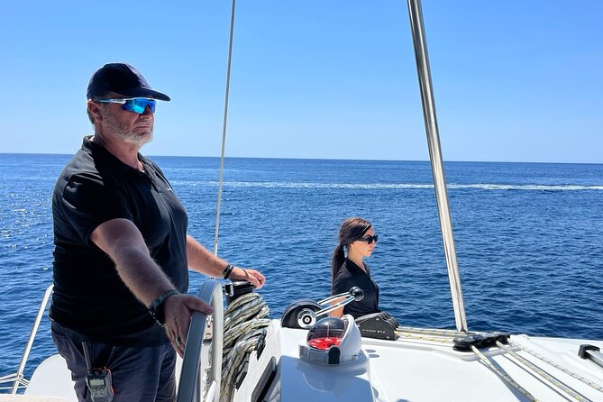 Sailing Cruise in Santorini With Fairwind - Lighthouse photo pass and volcanic islands for hot-spring time