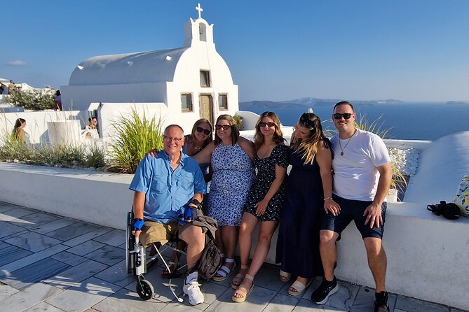 Santorini: 4hr Wheelchair Private Accessible Tour - Stop 3: Three Bells of Fira for Classic Photos and Quick Wonder