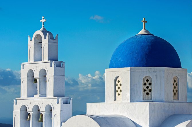 Santorini: 6hr Private Tour with Olive Oil, Beer or Wine Tasting - Vlychada’s cliffs and Firostefani’s blue domes: the photo stops that feel worth it