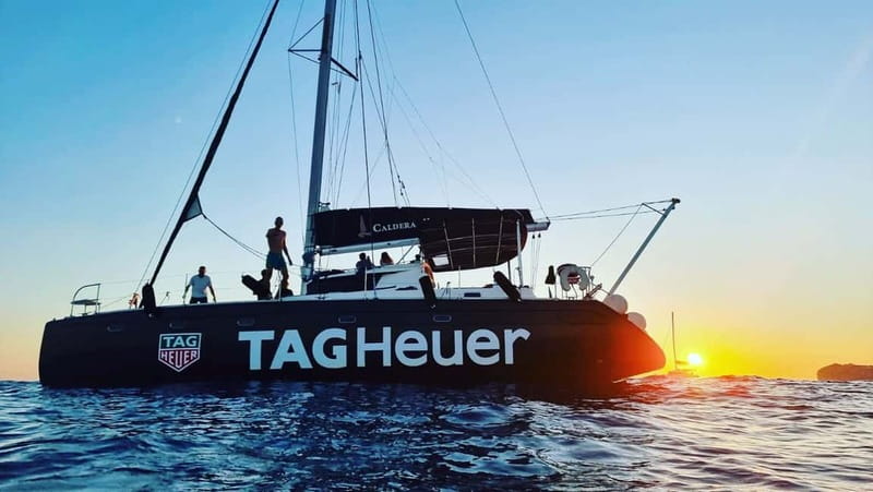 Santorini: Adventurous Catamaran Experience with Snorkeling - Food, Wine, and the Onboard Rhythm That Makes the Day Work