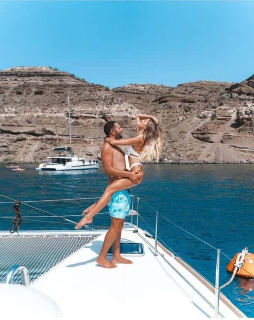 Santorini: All-Inclusive Private Catamaran Experience - Pickup and getting to the cruise: Thera to Vlychada Marina