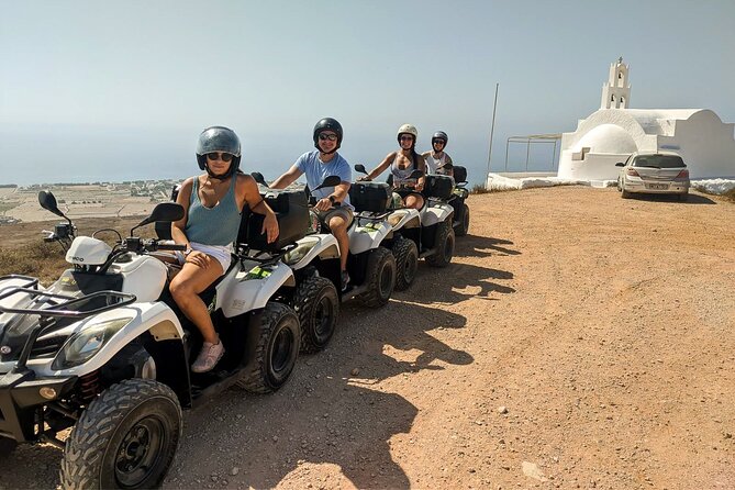Santorini ATV Quad off-road Tour: Perfect for Cruise Passengers - Riding through Megalochori for the traditional-village feel