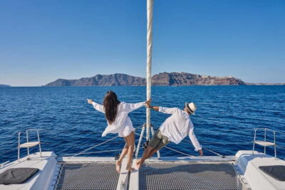 Santorini: Caldera Classic Catamaran Cruise w/ Meal & Drinks - Getting From Your Hotel to Vlichada Marina (Without Stress)