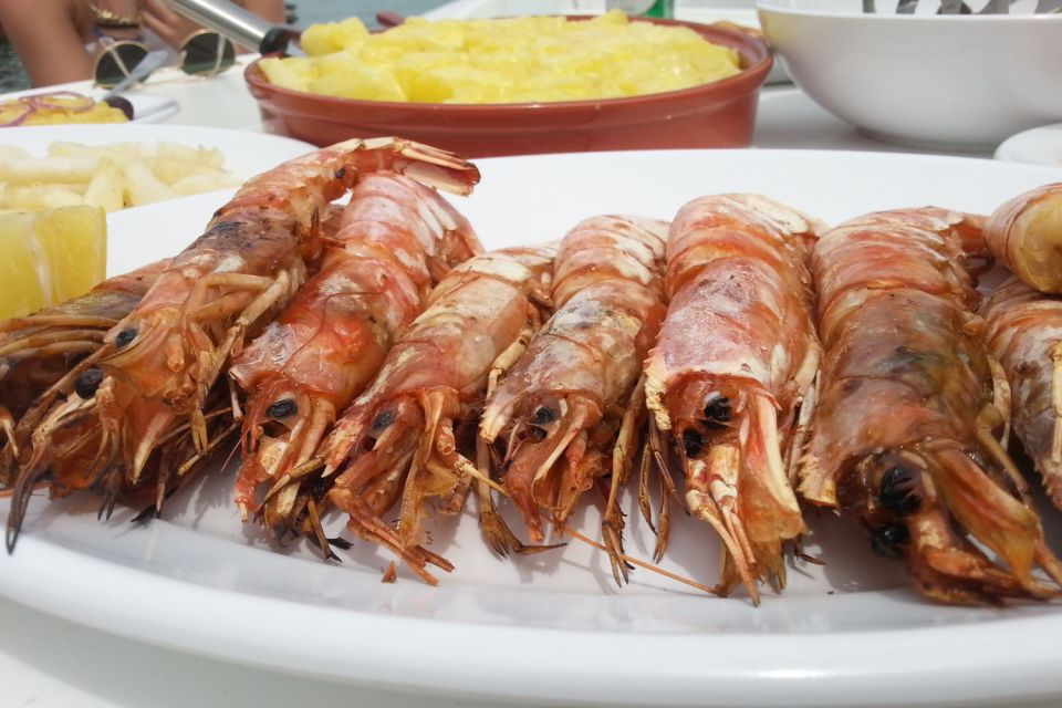 Santorini Caldera: Morning Sailing Cruise with Meal - The onboard BBQ: seafood lunch, wine included, and crew service matters