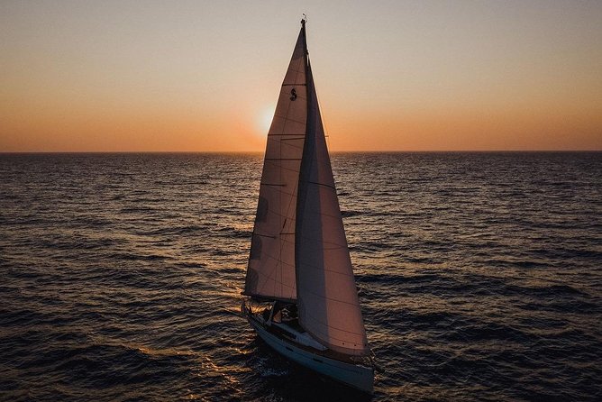 Santorini Caldera Private Sailing Boat Cruise - Nea Kameni hot springs: the stop that makes the day different