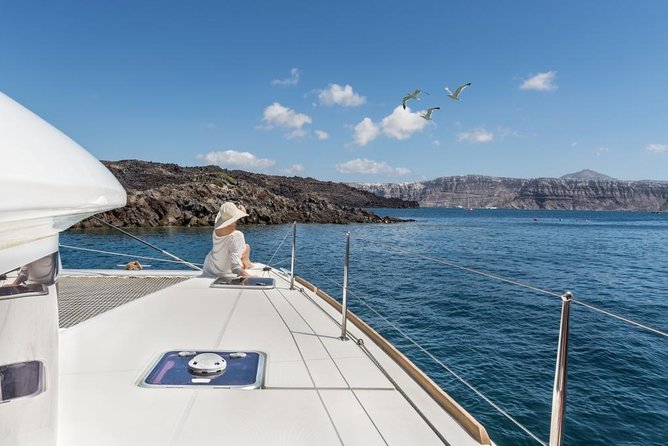 Santorini Caldera Sailing Tour with BBQ Lunch and Drinks - Palea Kameni: the older burnt island