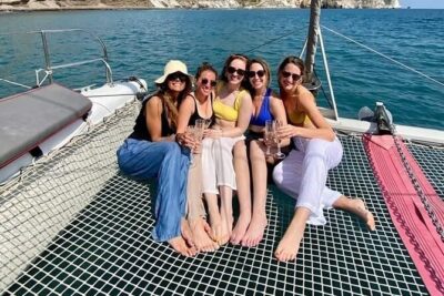 Santorini Catamaran Cruise – 5-Hour Private Sailing Experience - Red Beach Swim Stop: Crystal Water and Picture Time